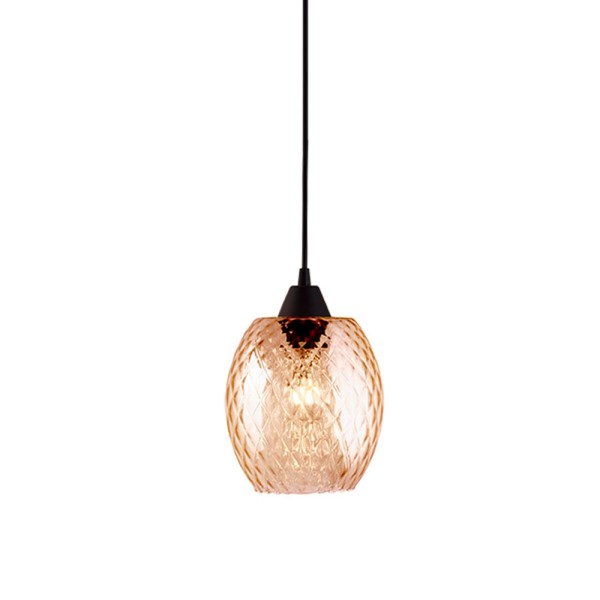 Encontraproduto.com.br - Pendente Taschibra 1XE 27 Badih P Boreal Conhaque 3949(MP)