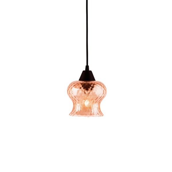 Encontraproduto.com.br - Lustre Pendente Taschibra Aisha Boreal Conhaque E27 Bivolt