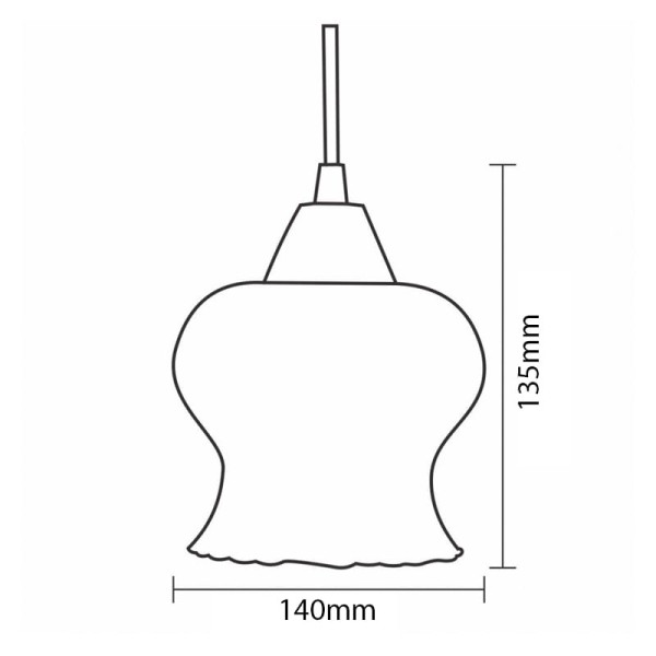 Encontraproduto.com.br - Lustre Pendente Taschibra Aisha Boreal Conhaque E27 Bivolt