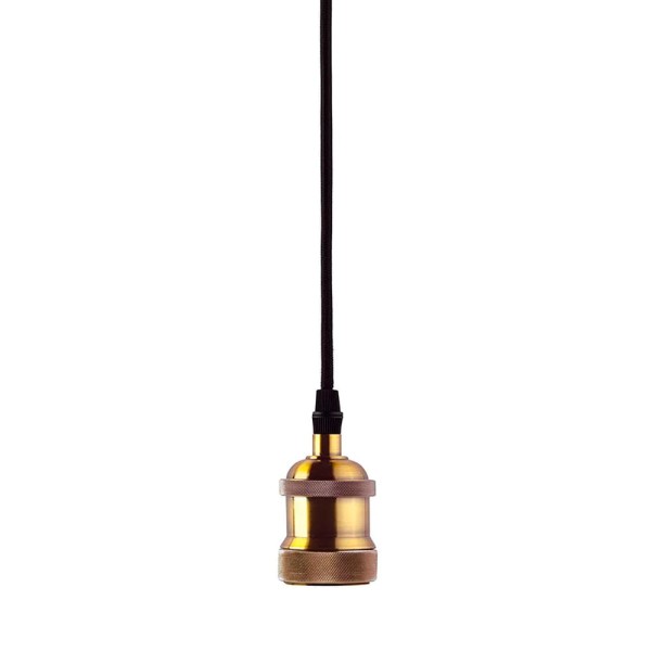 Encontraproduto.com.br - Pendente Taschibra Dot Metal Indie E27 Bivolt Ouro