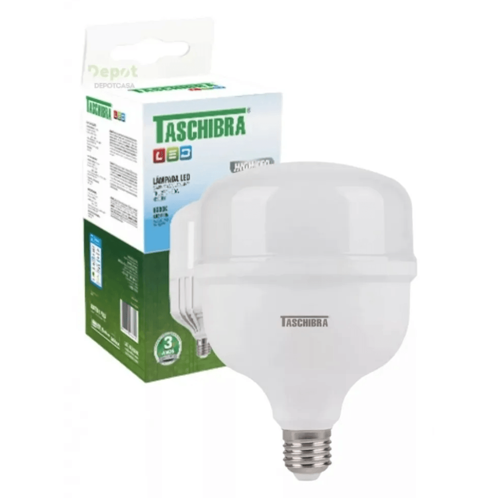 Lâmpada De Led Taschibra 40w 3600 Lúmens 6500k Base E27 Bivolt Cor: Branca