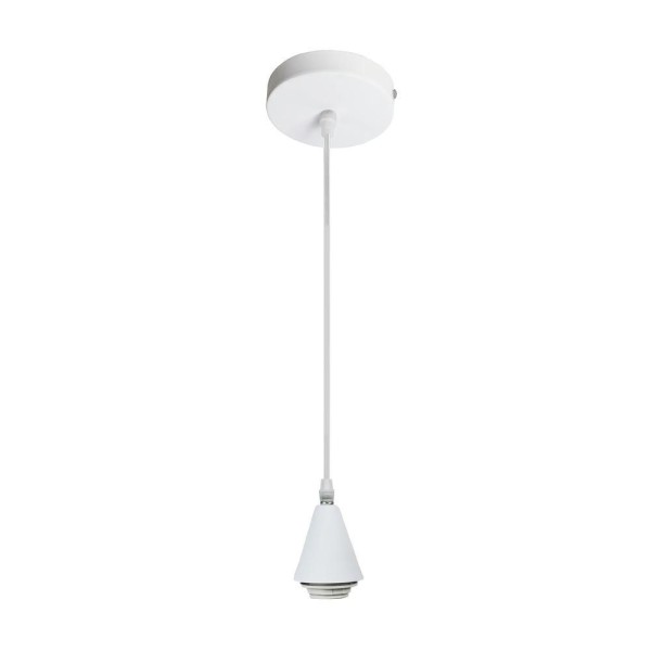 Encontraproduto.com.br - Conjunto Para Pendente Kit Base + Soquete E27 Bivolt Branco
