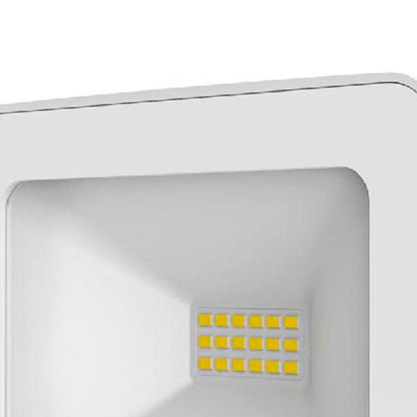Encontraproduto.com.br - Refletor TR Led Slim 20W 3000K Branco - Taschibra.