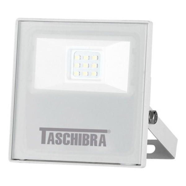 Encontraproduto.com.br - Refletor TR Led Slim 20W 3000K Branco - Taschibra.