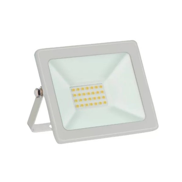 Encontraproduto.com.br - Refletor TR Led Slim 20W 3000K Branco - Taschibra.
