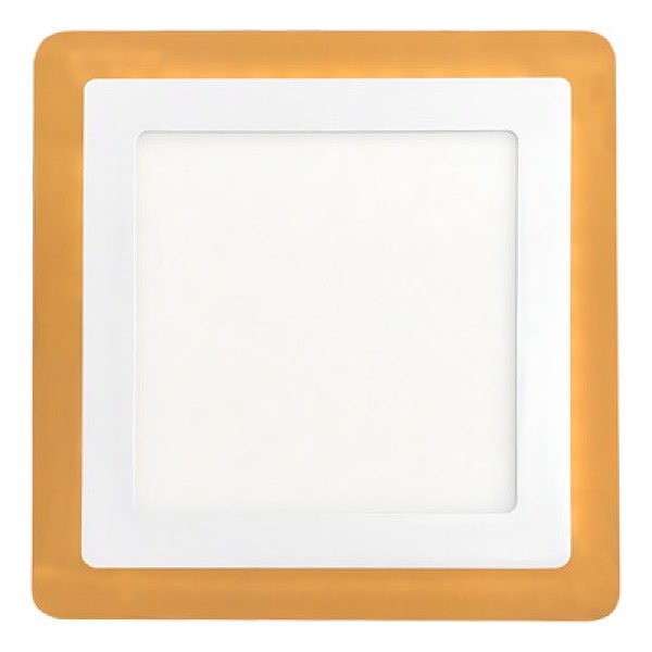 Painel Led Sobrepor Quadrado 18W+ 6W Dual Color Taschibra