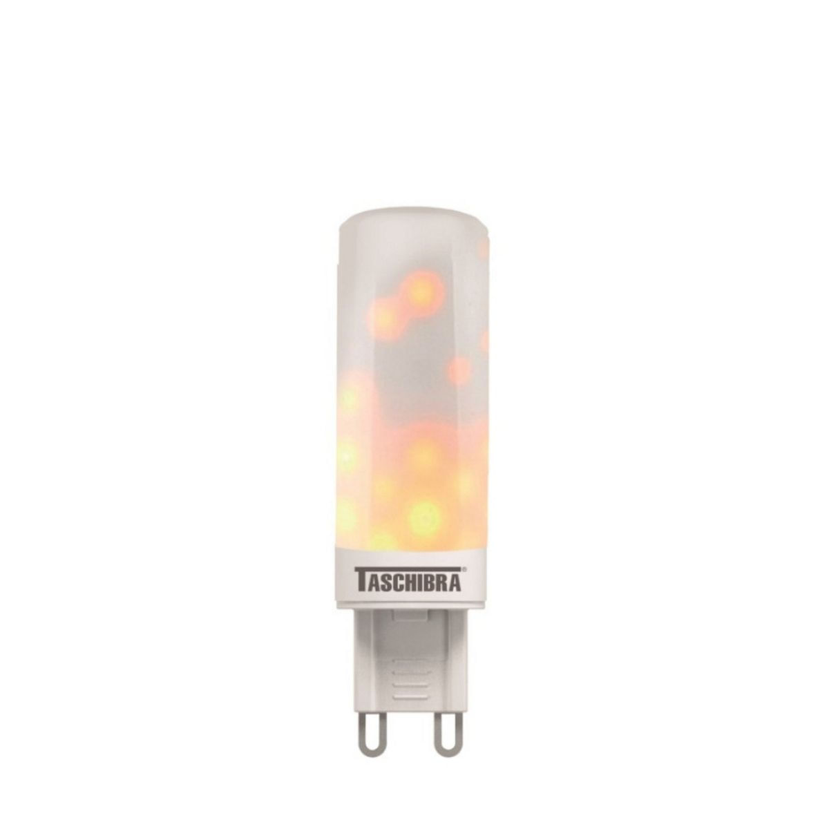 Lâmpada Led Flamejante G9 Ambar 1w Autovolt Taschibra