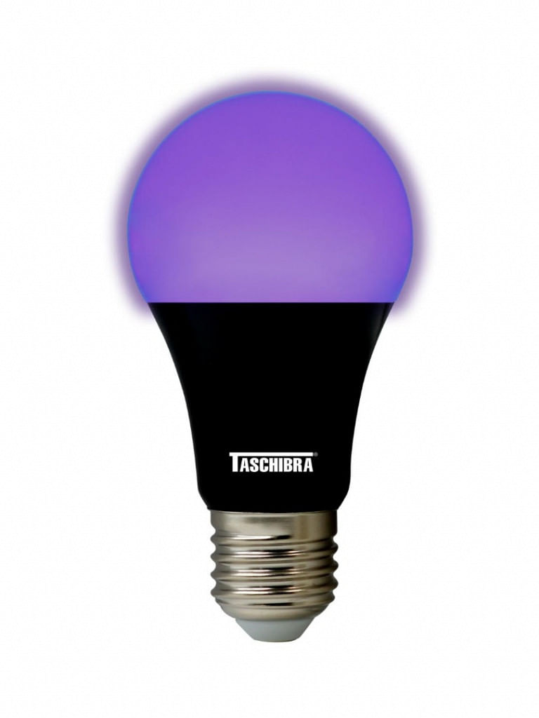 Lâmpada Led Bulbo 7w 6500K Luz Negra Taschiibra