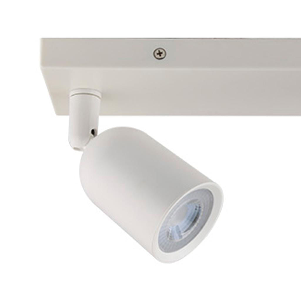 Encontraproduto.com.br - Trilho 2 Lâmpadas LED 8W Direct Linear 3000K Luz Amarela Taschibra