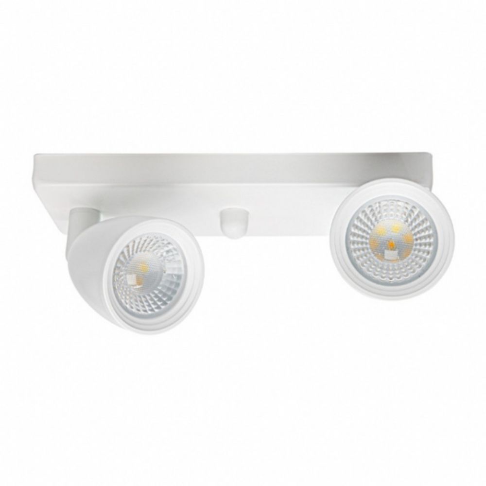 Encontraproduto.com.br - Trilho 2 Lâmpadas LED 8W Direct Linear 3000K Luz Amarela Taschibra