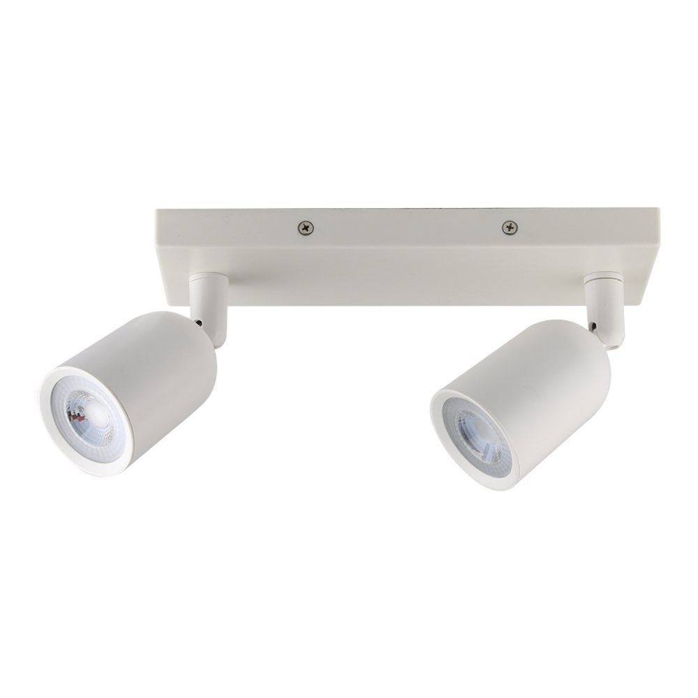Encontraproduto.com.br - Trilho 2 Lâmpadas LED 8W Direct Linear 3000K Luz Amarela Taschibra