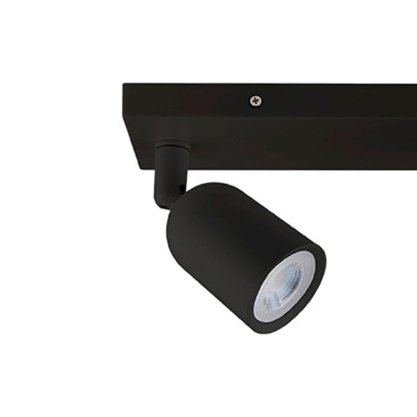 Encontraproduto.com.br - Trilho 2 Lâmpadas LED 8W Direct Linear 6500K Preto Luz Branca Taschibra