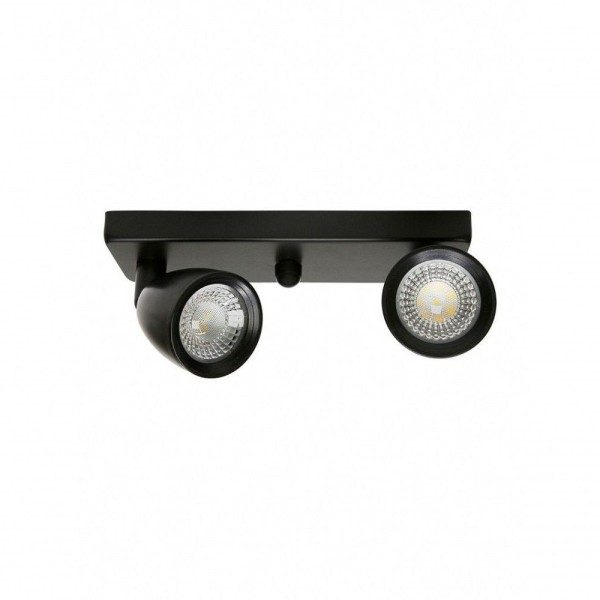 Encontraproduto.com.br - Trilho 2 Lâmpadas LED 8W Direct Linear 6500K Preto Luz Branca Taschibra