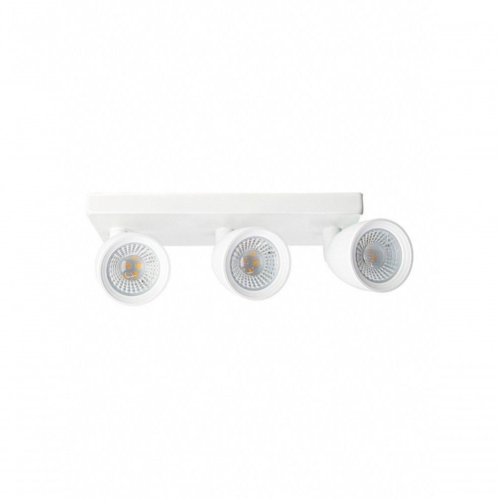 Encontraproduto.com.br - Trilho 3 Lâmpadas LED 12W Direct Linea 3000K Branco Luz Amarela Taschibra