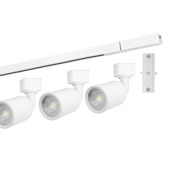 Encontraproduto.com.br - KIT TRILHO DIRECT LED BRANCO 6500K - Taschibra.
