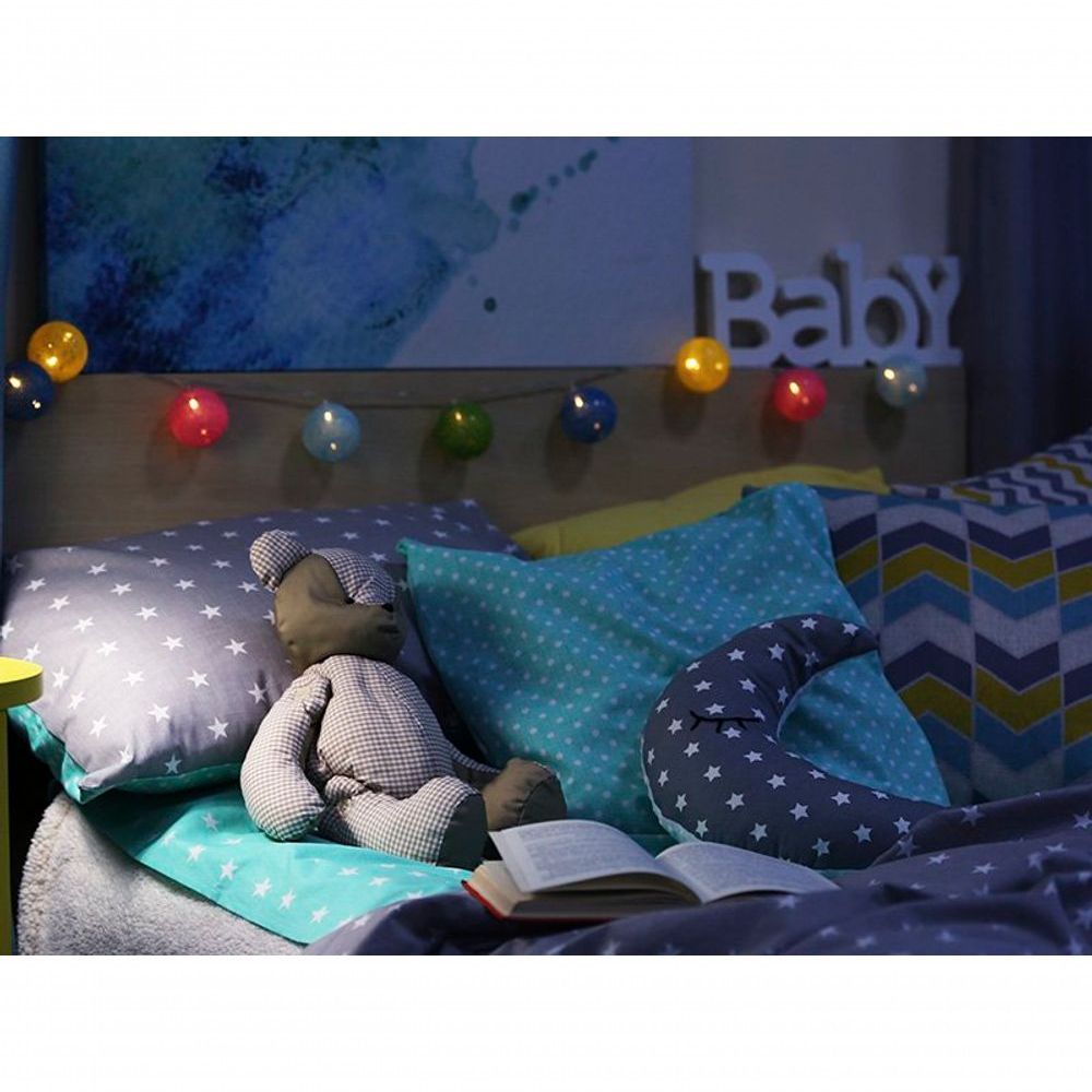 Encontraproduto.com.br - Enfeite De Natal Esfera Colorida 10 Leds 3000k Pilha Taschibra