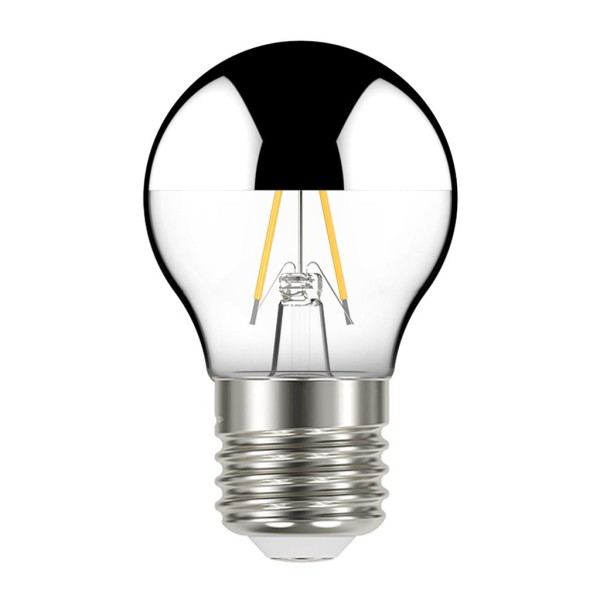 Encontraproduto.com.br - Lampada Led Taschibra Filam Defletora Espelhada Globo G45 Autovolt Prata