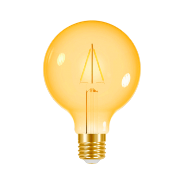 Encontraproduto.com.br - Lâmpada Led Filamento G95 Defletora Espelhada Taschibra E27 Bivolt