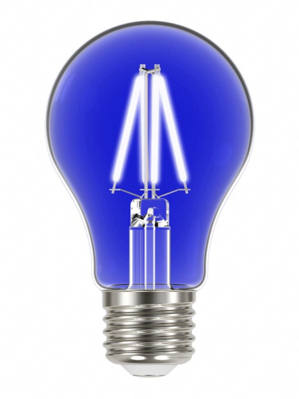 Lâmpada Led Taschibra Filamento Color A60 E27 Bivolt Azul