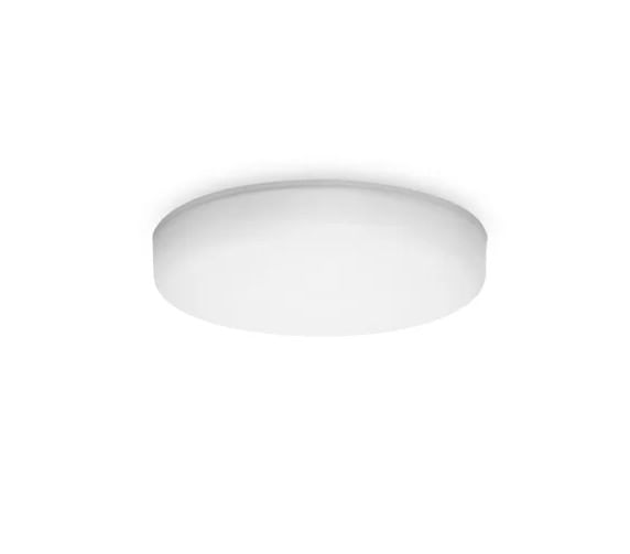 Painel led frameless redondo sobrepor/embutir 12x12cm 17w 3000k branco Brasilux Industria