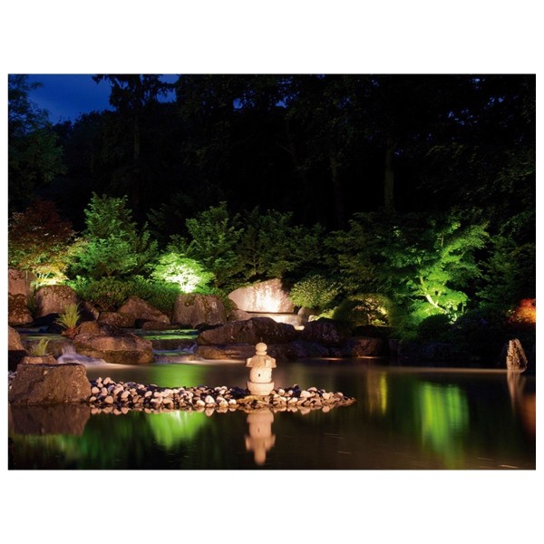 Encontraproduto.com.br - Refletor Led 150w Verde Branco Taschibra