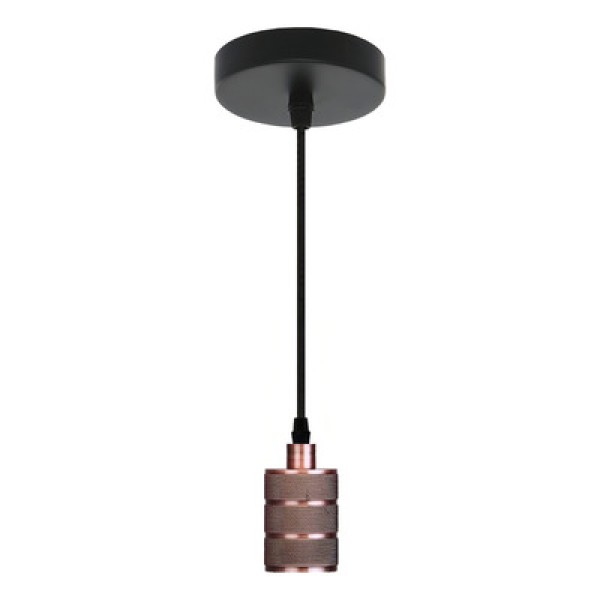 Pendente Dot Metal Rock Preto Perolado Taschibra