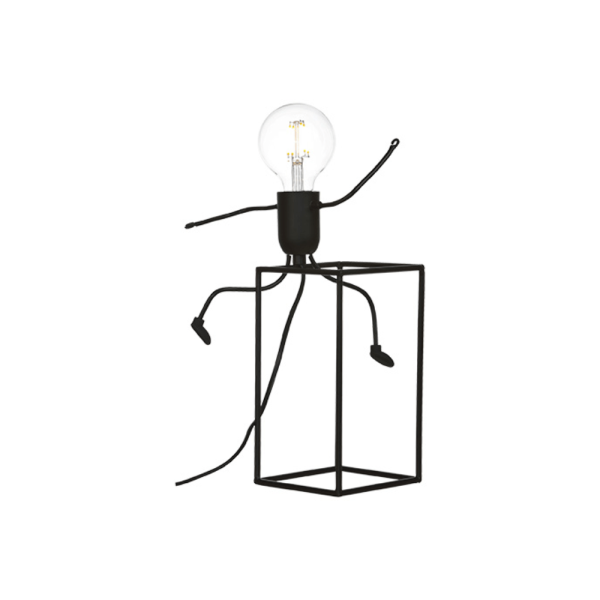 Luminária Abajur Taschibra Happy Preto E27 Bivolt