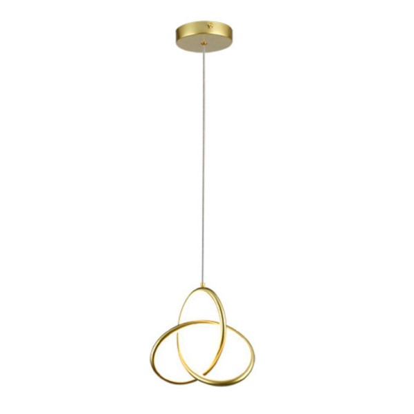 Encontraproduto.com.br - Pendente Led Catar 3000k 15w Ouro Taschibra