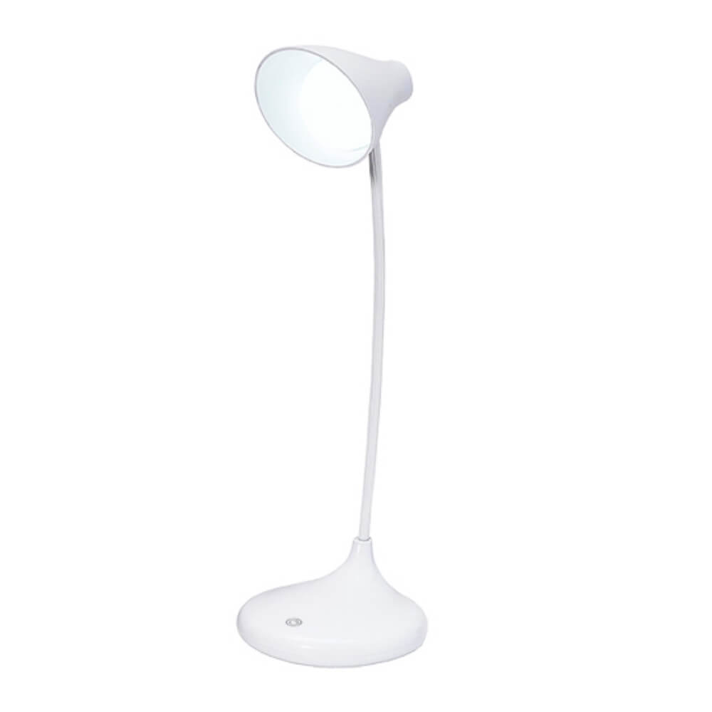 Encontraproduto.com.br - Luminária de Mesa LED Splay Recarregável Branco Taschibra