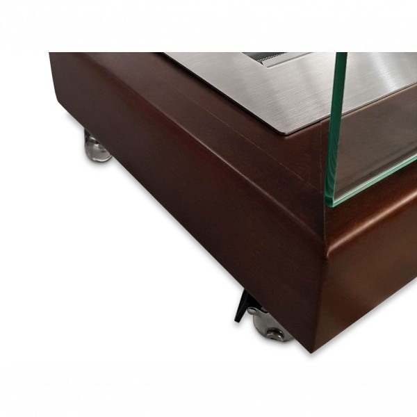 Encontraproduto.com.br - Lareira Ecológica Álcool Classe A Portátil Queimador Duplo