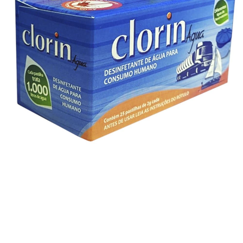 Encontraproduto.com.br - Clorin 1000 NTK - Caixa com 25 pastilhas