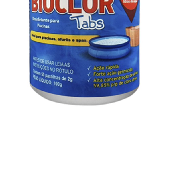 Encontraproduto.com.br - Pastilha desinfetante para piscinas Bioclor 2g