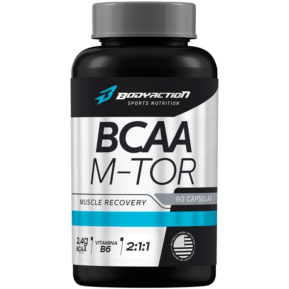 Encontraproduto.com.br - Bcaa Mtor Suplementos 2,4G 2:1:1 Com 90Caps Bodyaction