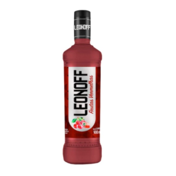 Encontraproduto.com.br - Bebida Alcolica Frutas Vermelhas Leonoff 900ml
