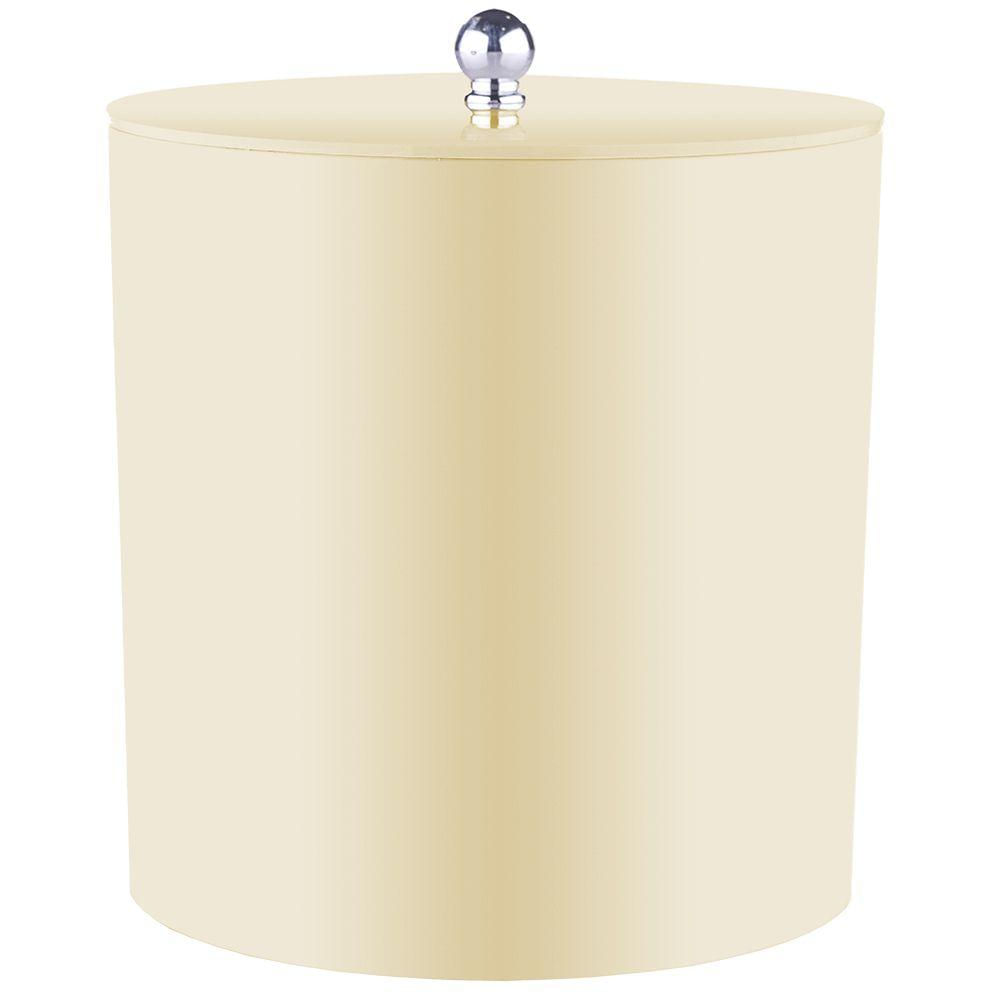 Lixeira para Banheiro Bege Claro 20 x 20cm - 6,2l