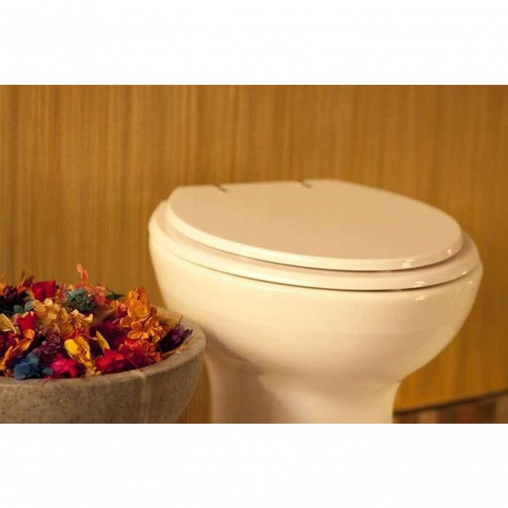 Encontraproduto.com.br - Assento Sanitário Azaléa Marfim para Vaso Celite Pontto Lavabo