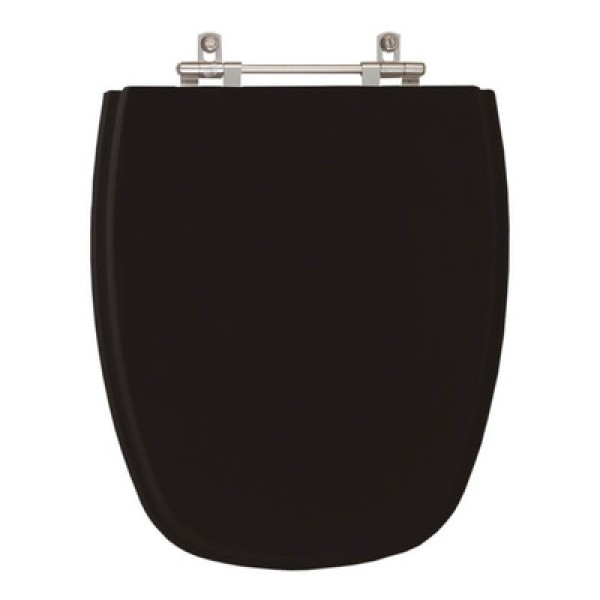 Encontraproduto.com.br - Assento Sanitário Monte Carlo Ébano Preto para Louça Deca