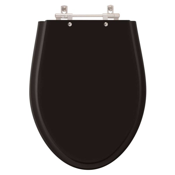 Encontraproduto.com.br - Assento Sanitário Alpinia Preto para vaso Fiori