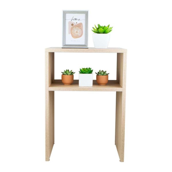 Encontraproduto.com.br - Mesa De Cabeceira Carvalho Cama Solteiro Quarto Sala 35cm