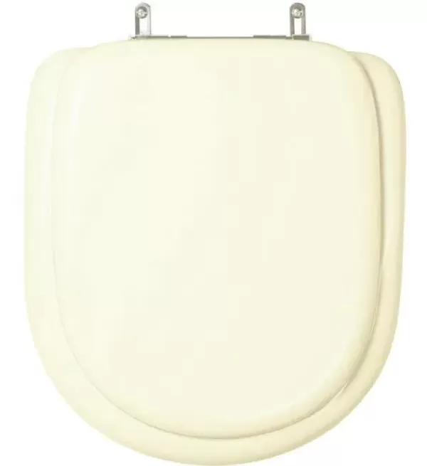 Encontraproduto.com.br - Assento Sanitario Almofadado Dona Beja Marfim (Bege) para Vaso Santa Clara