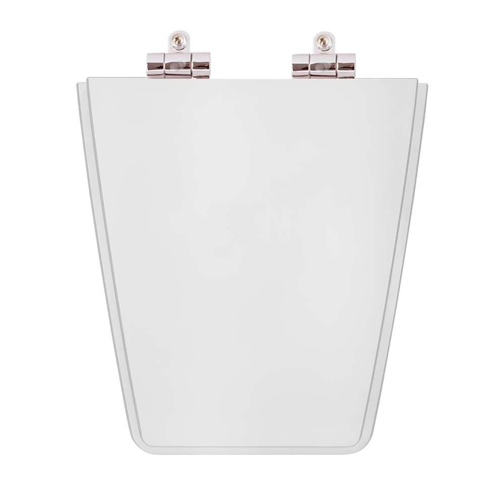 Encontraproduto.com.br - Assento Sanitário Poliester Soft Close Ciprea Branco para vaso Jacuzzi