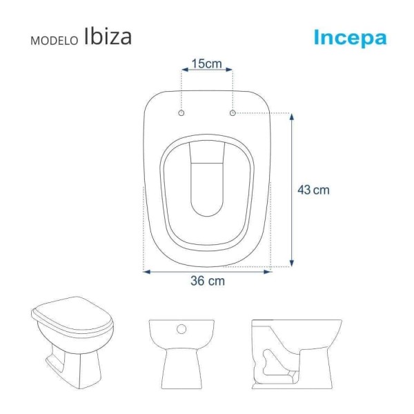 Encontraproduto.com.br - Assento Sanitario Poliester Ibiza Vermelho Translucido para vaso Incepa