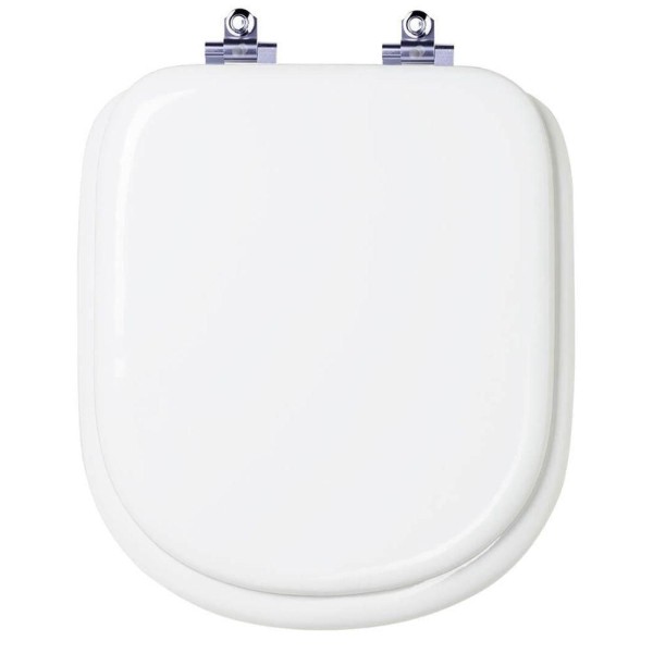Encontraproduto.com.br - Assento Sanitário Almofadado Soft Close Branco p/ Vaso Icasa