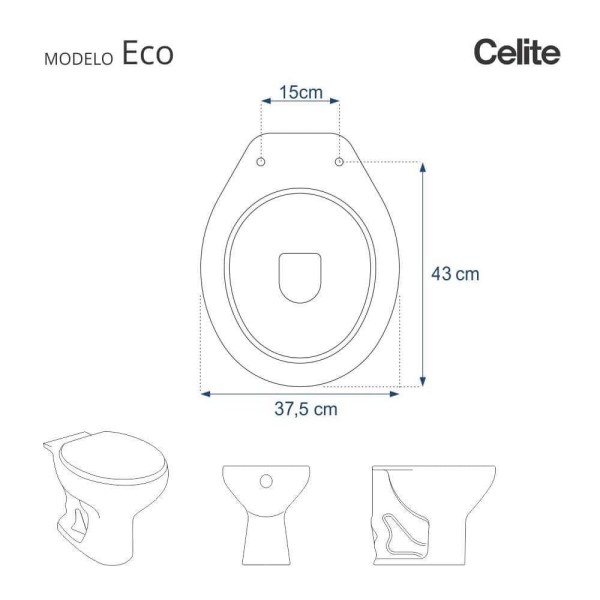 Encontraproduto.com.br - Tampa de Vaso Decorado Fundo do Mar Eco para bacia Celite Convencional