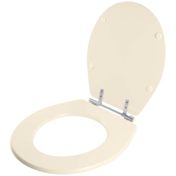 Encontraproduto.com.br - Assento Sanitário Acrílico Izy Bege para vaso Deca