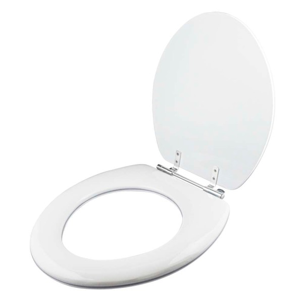 Encontraproduto.com.br - Assento Sanitário Almofadado Sabará Branco para vaso Icasa
