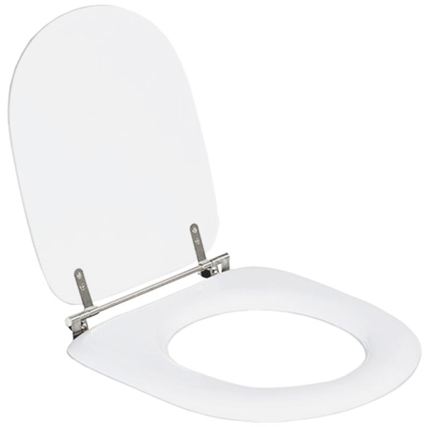 Encontraproduto.com.br - Assento Sanitário Almofadado Calypso Branco para vaso Incepa