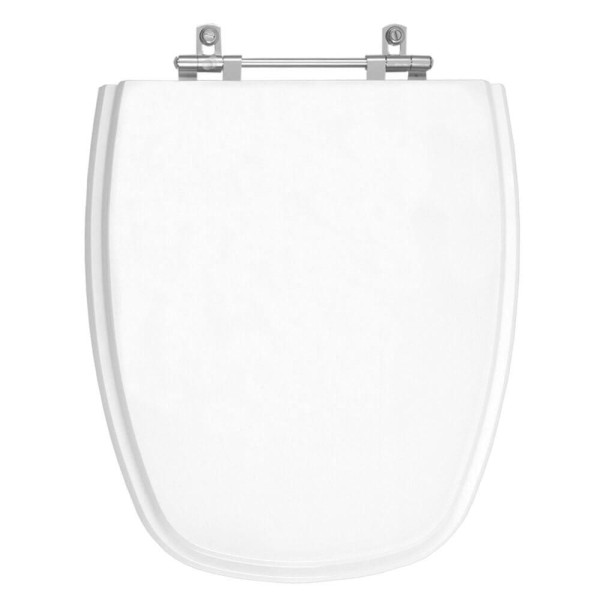 Encontraproduto.com.br - Tampa De Vaso Sanitário Para Louça Modelo Monte Carlo Para Vaso Deca Cor Branco