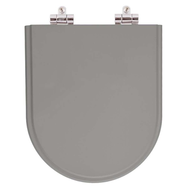 Encontraproduto.com.br - Assento Sanitario Soft Close Carrara Cinza Vip Vaso Deca