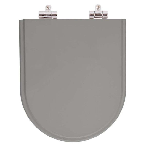 Encontraproduto.com.br - Assento Sanitario Soft Close Carrara Cinza Vip Vaso Deca